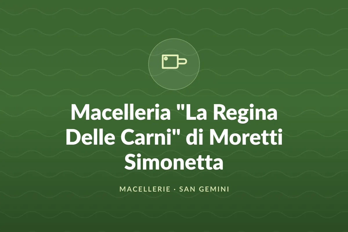 Macelleria "La Regina Delle Carni" di Moretti Simonetta