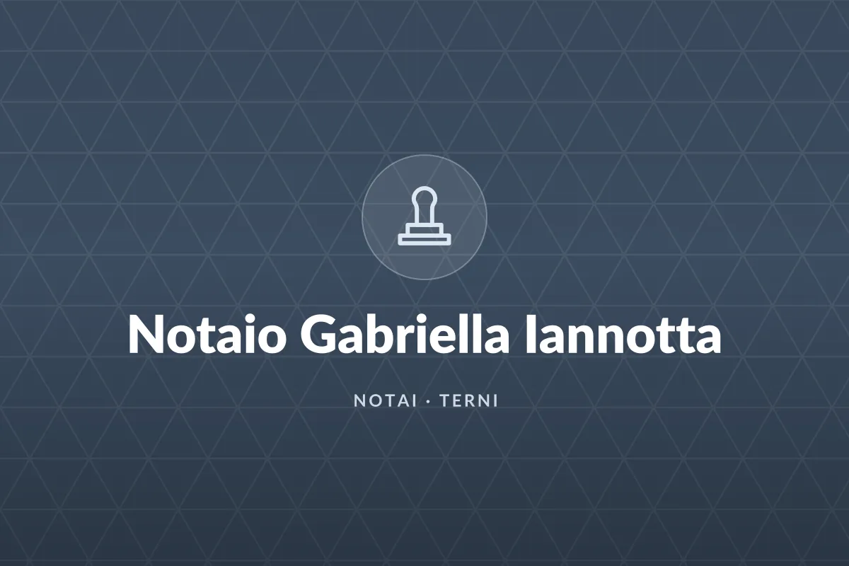 Notaio Gabriella Iannotta
