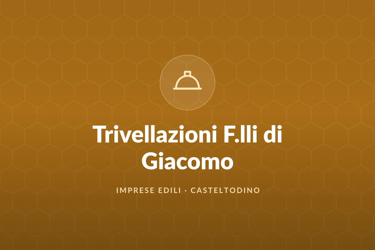 Trivellazioni F.lli di Giacomo