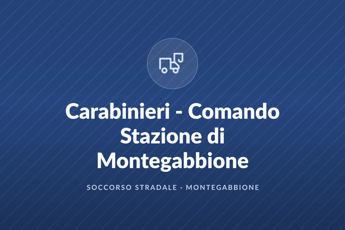 Carabinieri - Comando Stazione di Montegabbione