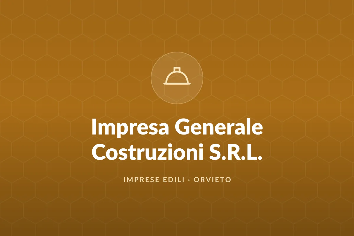 Impresa Generale Costruzioni S.R.L.