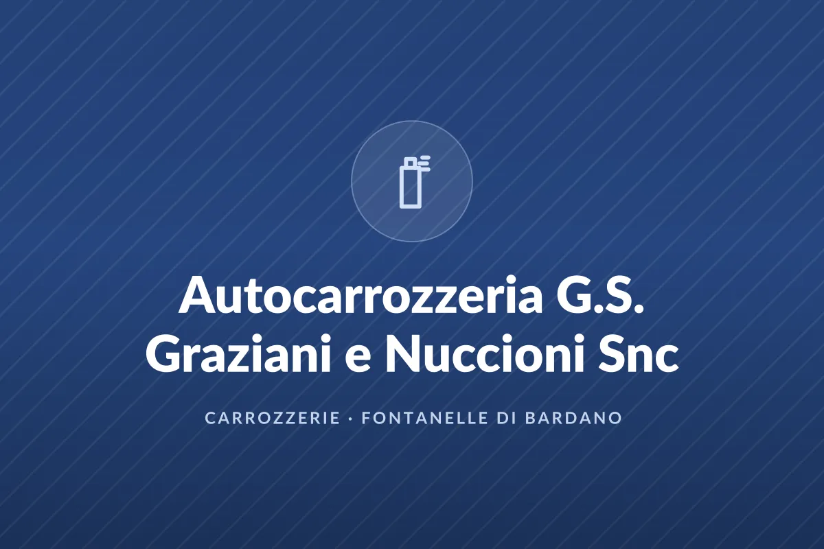 Autocarrozzeria G.S. Graziani e Nuccioni Snc