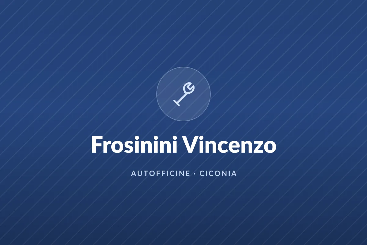 Frosinini Vincenzo