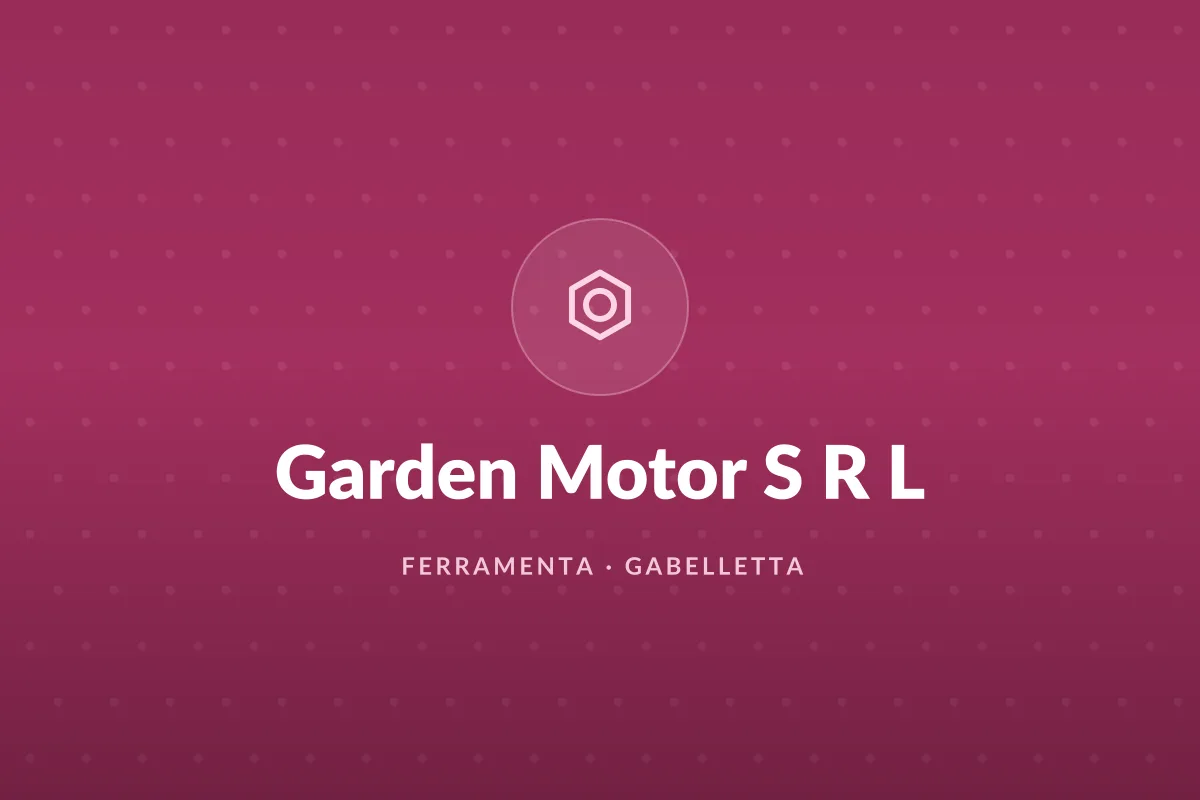 Garden Motor S R L