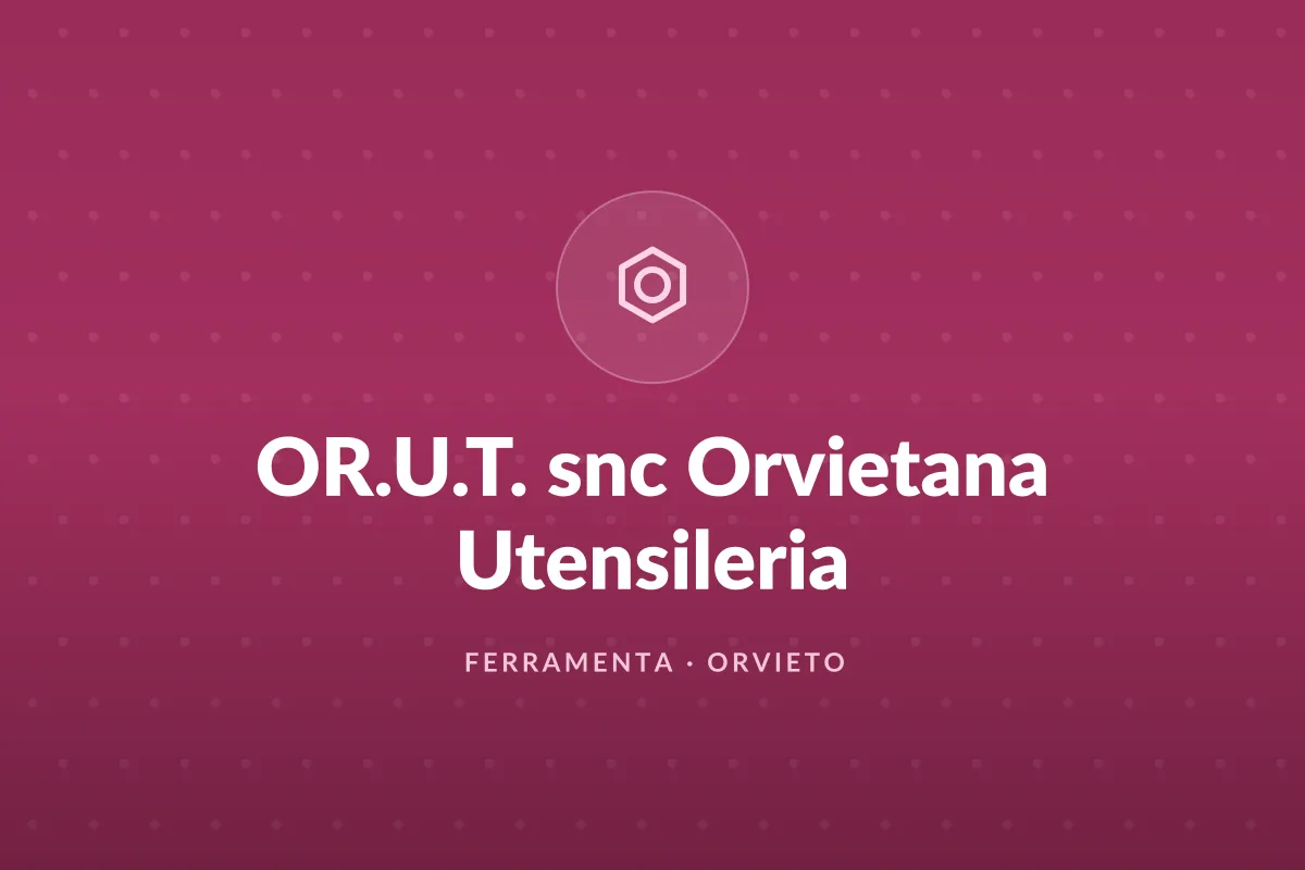 OR.U.T. snc Orvietana Utensileria