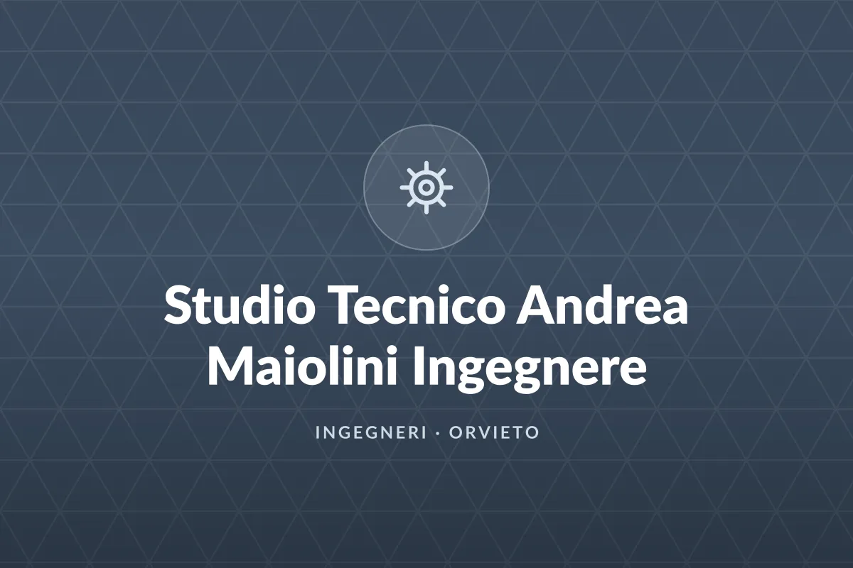 Studio Tecnico Andrea Maiolini Ingegnere