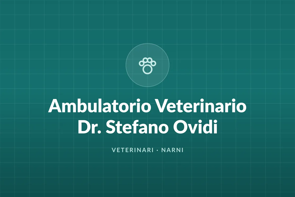 Ambulatorio Veterinario Dr. Stefano Ovidi