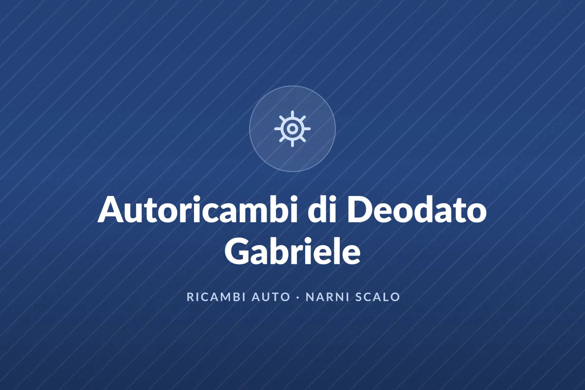 Autoricambi di Deodato Gabriele
