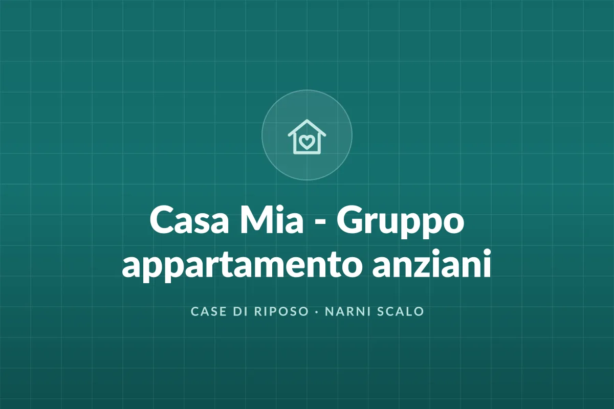 Casa Mia - Gruppo appartamento anziani