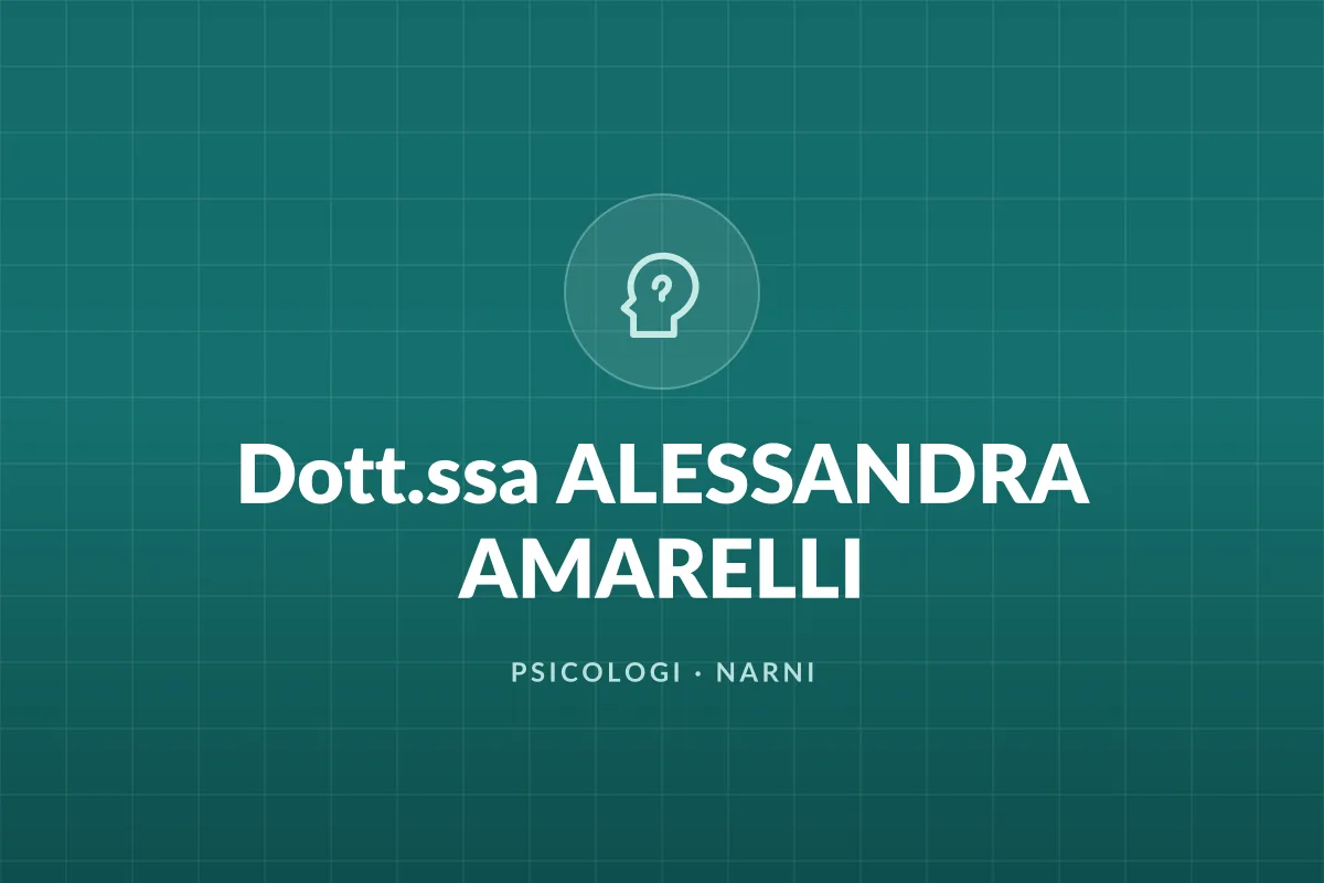 Dott.ssa ALESSANDRA AMARELLI