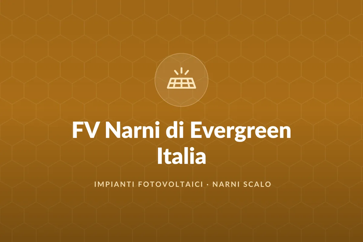 FV Narni di Evergreen Italia