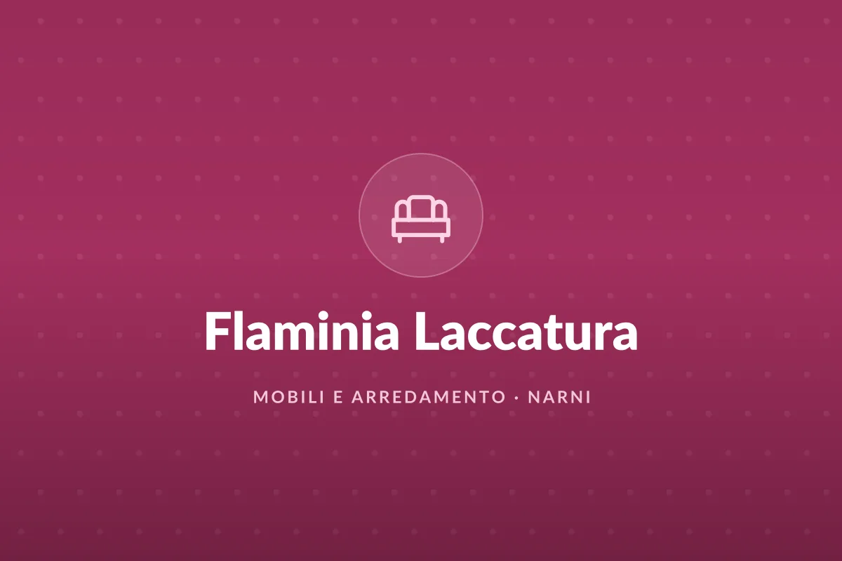 Flaminia Laccatura