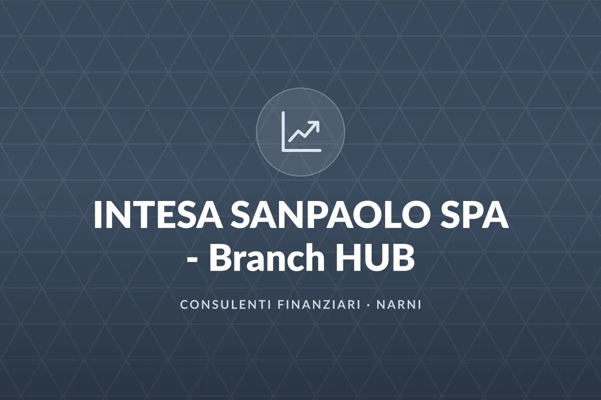 INTESA SANPAOLO SPA - Branch HUB