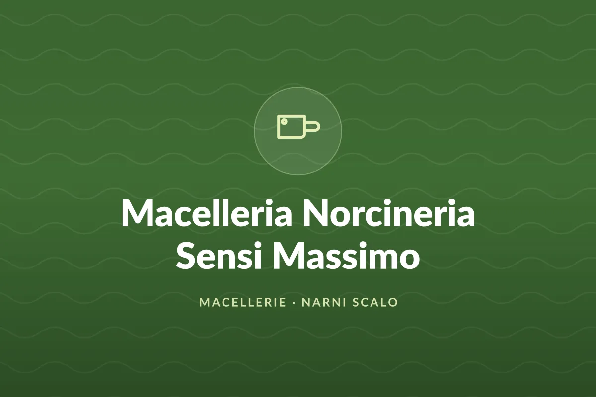 Macelleria Norcineria Sensi Massimo