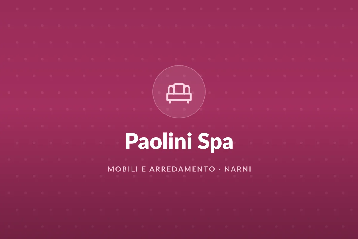 Paolini Spa