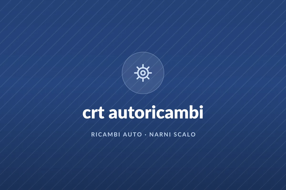 crt autoricambi