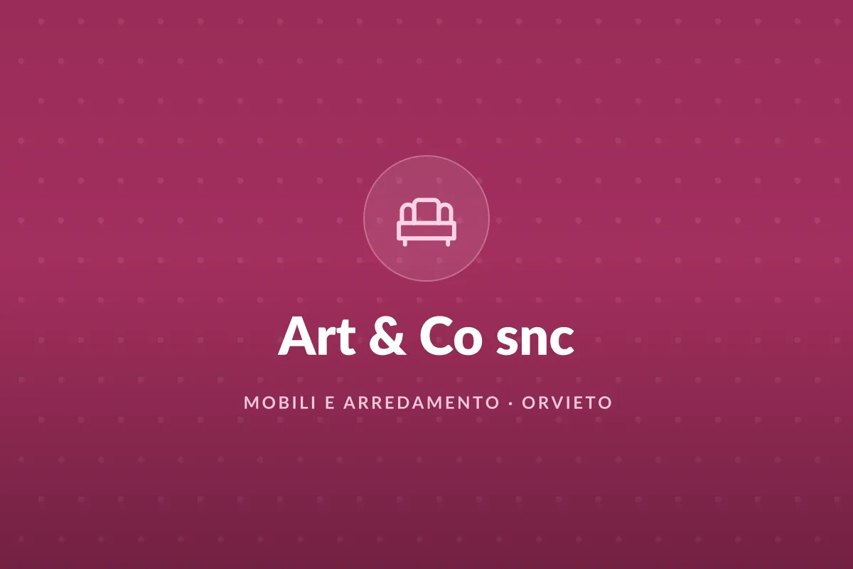 Art & Co snc
