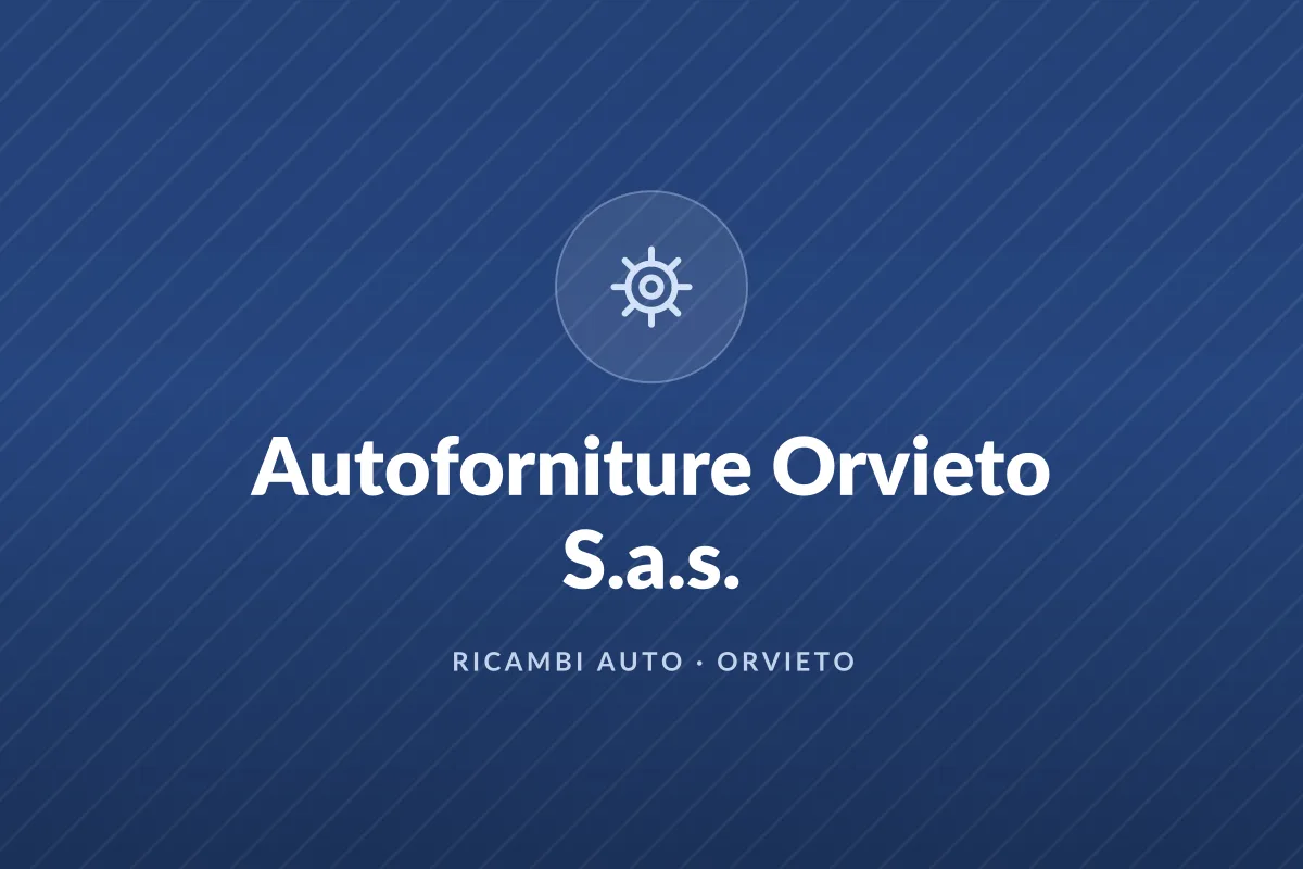 Autoforniture Orvieto S.a.s.