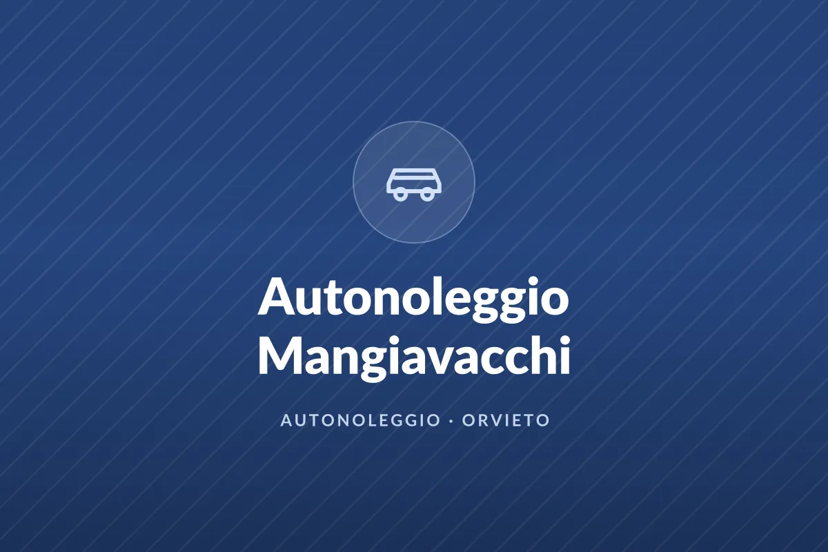 Autonoleggio Mangiavacchi