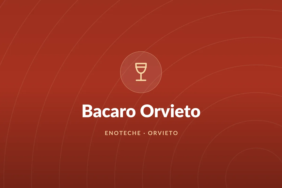 Bacaro Orvieto