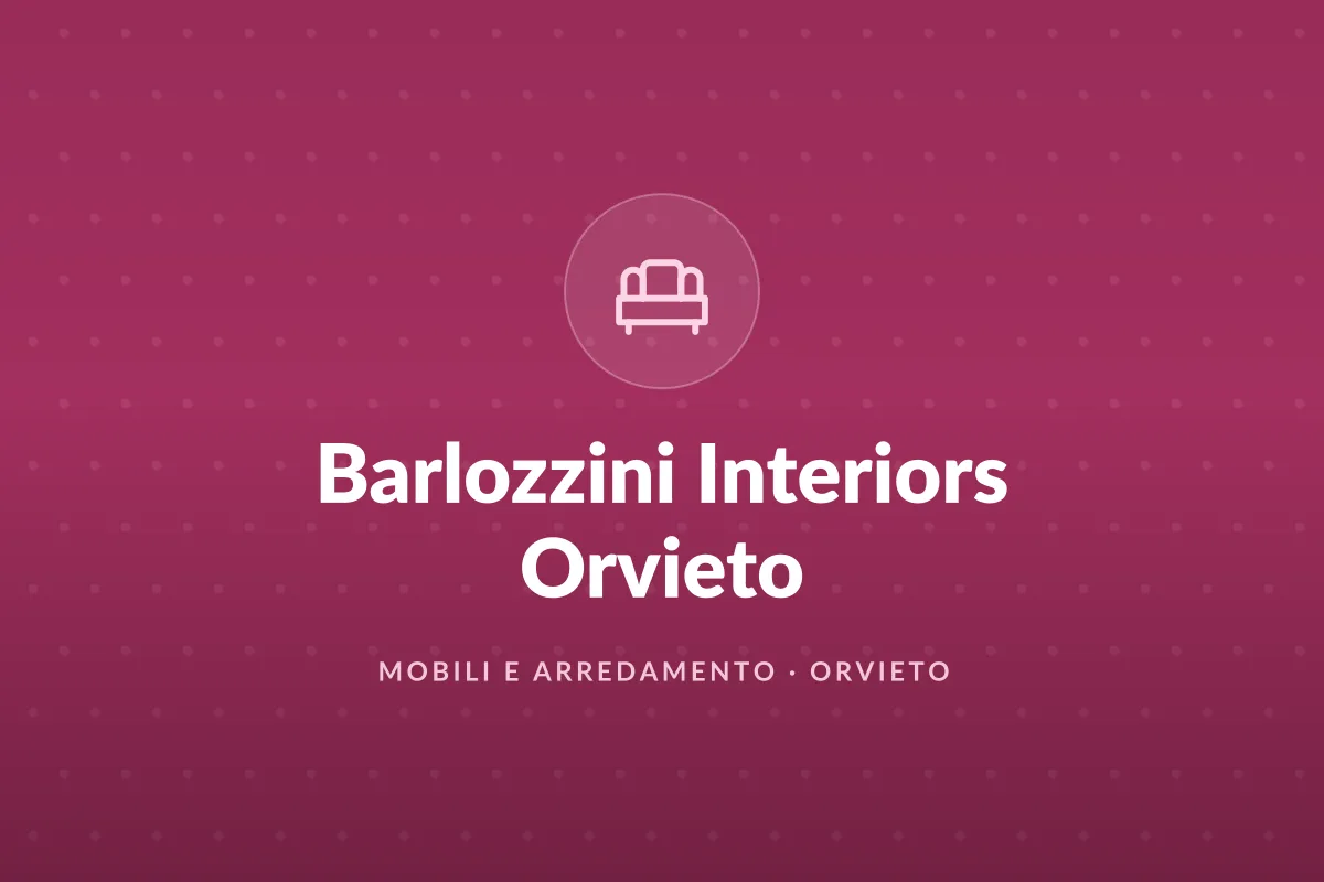 Barlozzini Interiors Orvieto