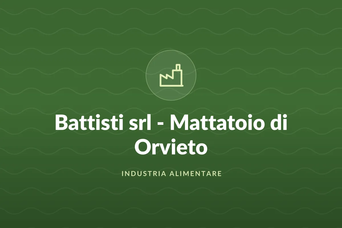 Battisti srl - Mattatoio di Orvieto
