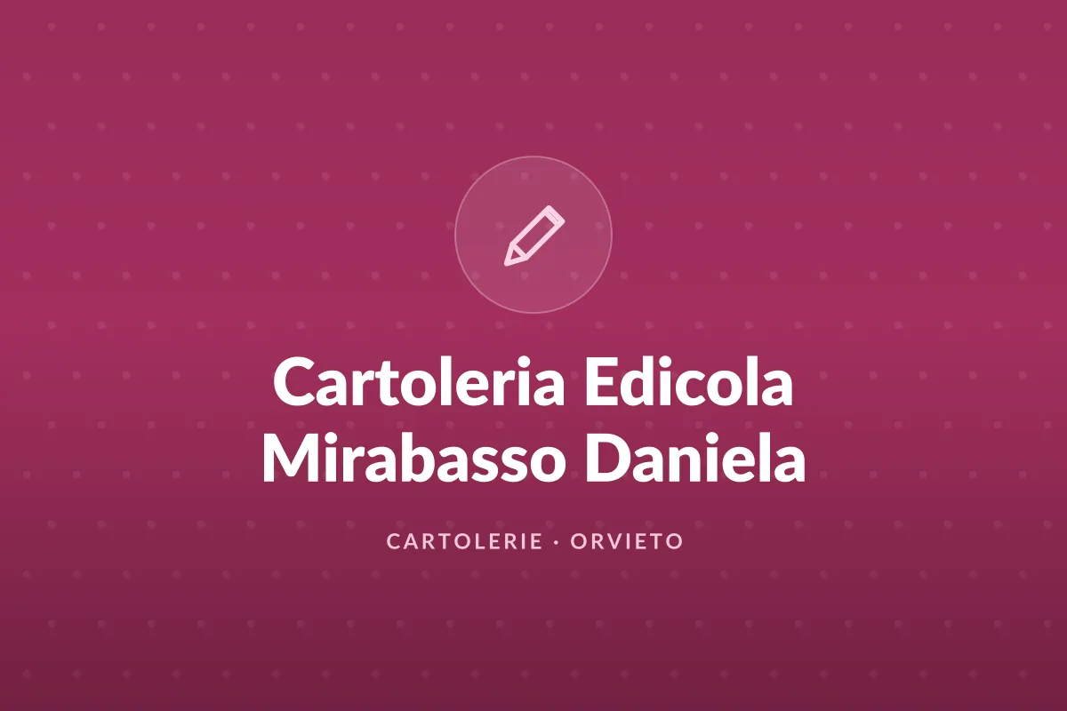 Cartoleria Edicola Mirabasso Daniela