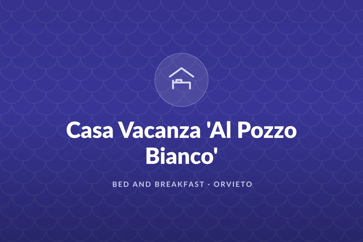 Casa Vacanza 'Al Pozzo Bianco'