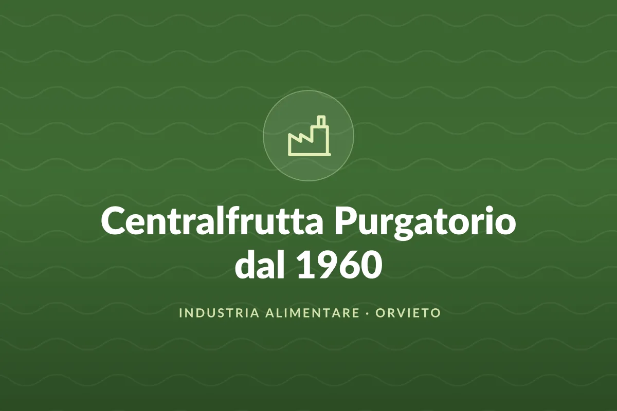 Centralfrutta Purgatorio dal 1960