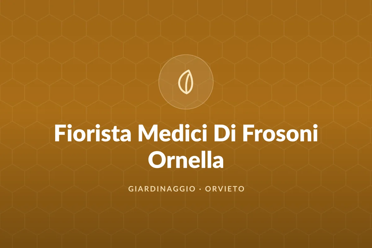 Fiorista Medici Di Frosoni Ornella