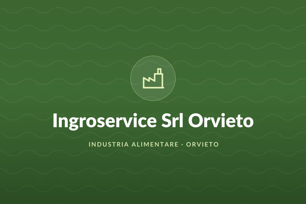 Ingroservice Srl Orvieto