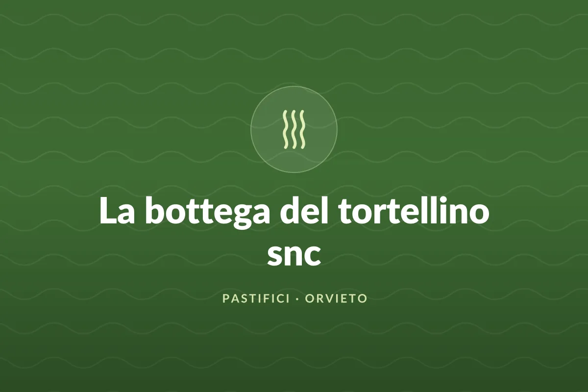 La bottega del tortellino snc