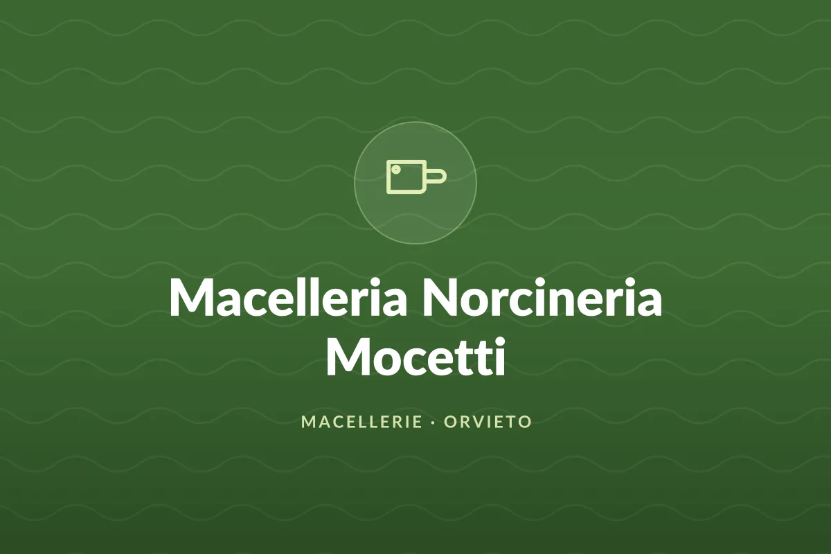 Macelleria Norcineria Mocetti