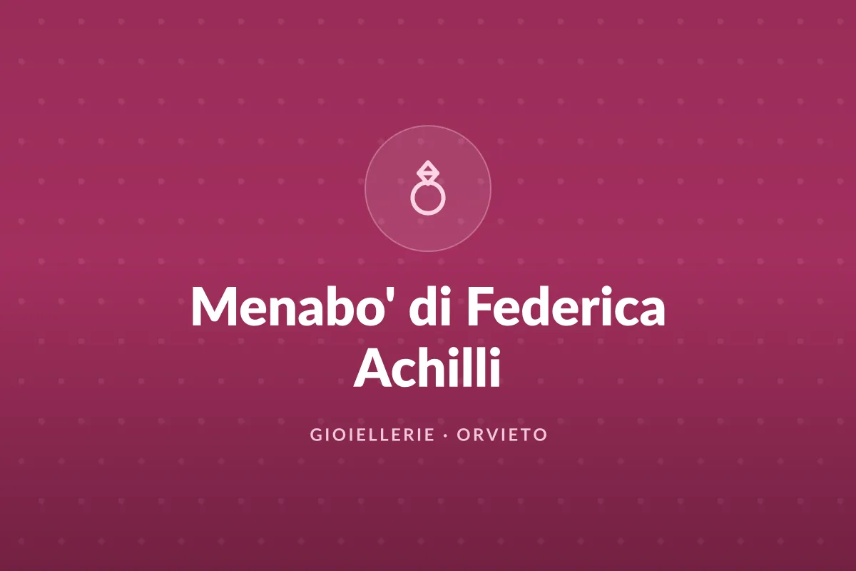 Menabo' di Federica Achilli