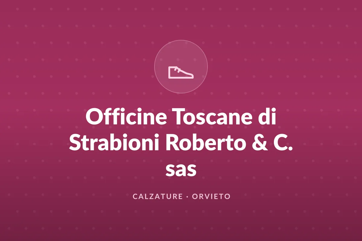 Officine Toscane di Strabioni Roberto & C. sas