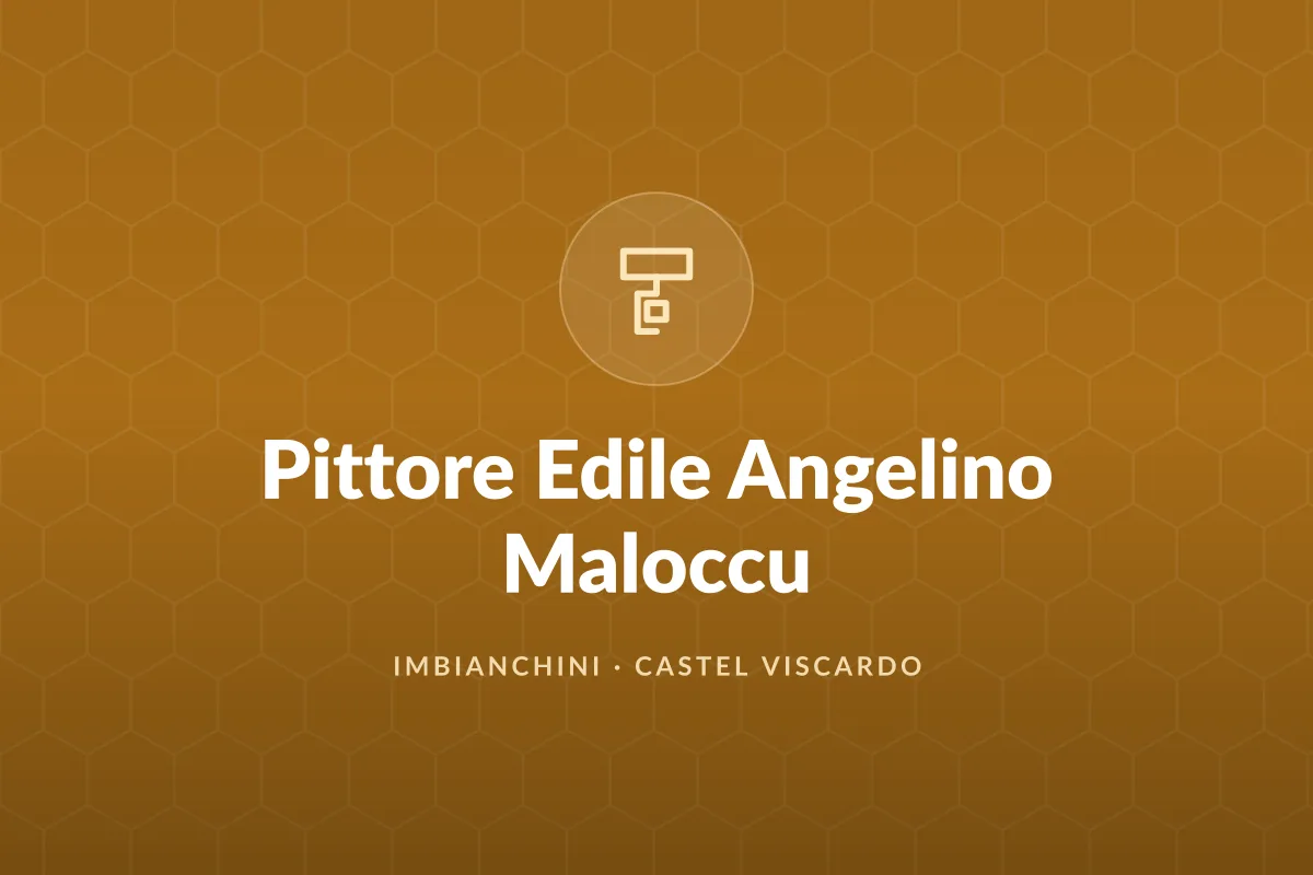 Pittore Edile Angelino Maloccu
