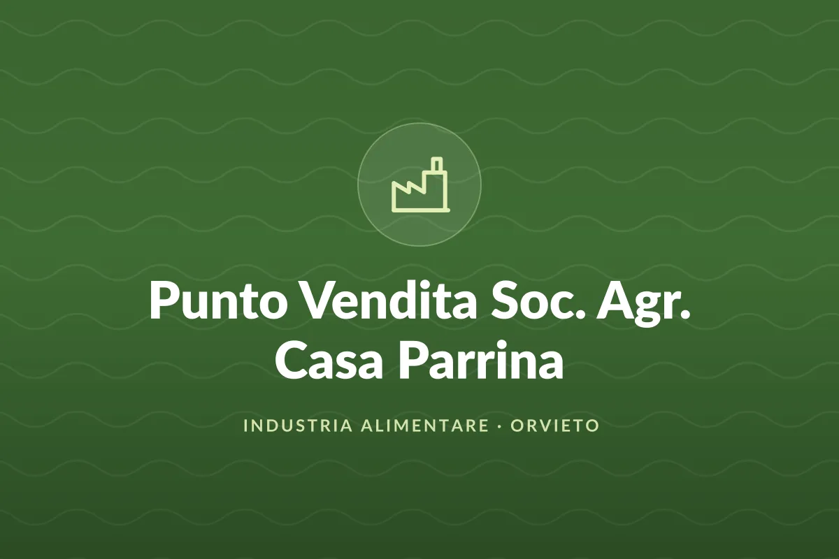 Punto Vendita Soc. Agr. Casa Parrina