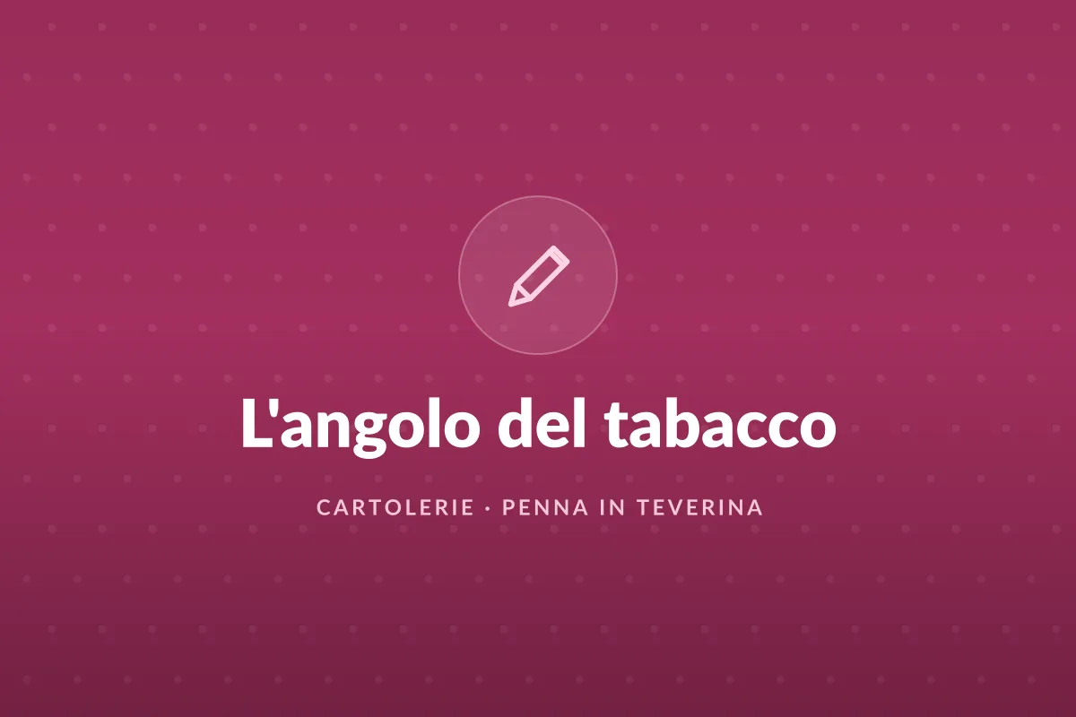 L'angolo del tabacco