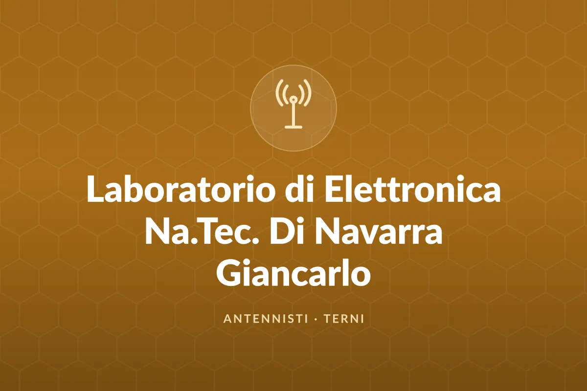 Laboratorio di Elettronica Na.Tec. Di Navarra Giancarlo
