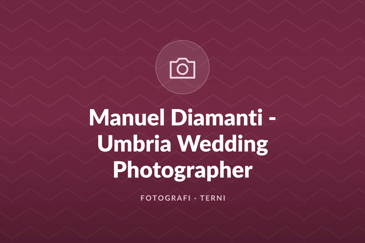 Manuel Diamanti - Umbria Wedding Photographer