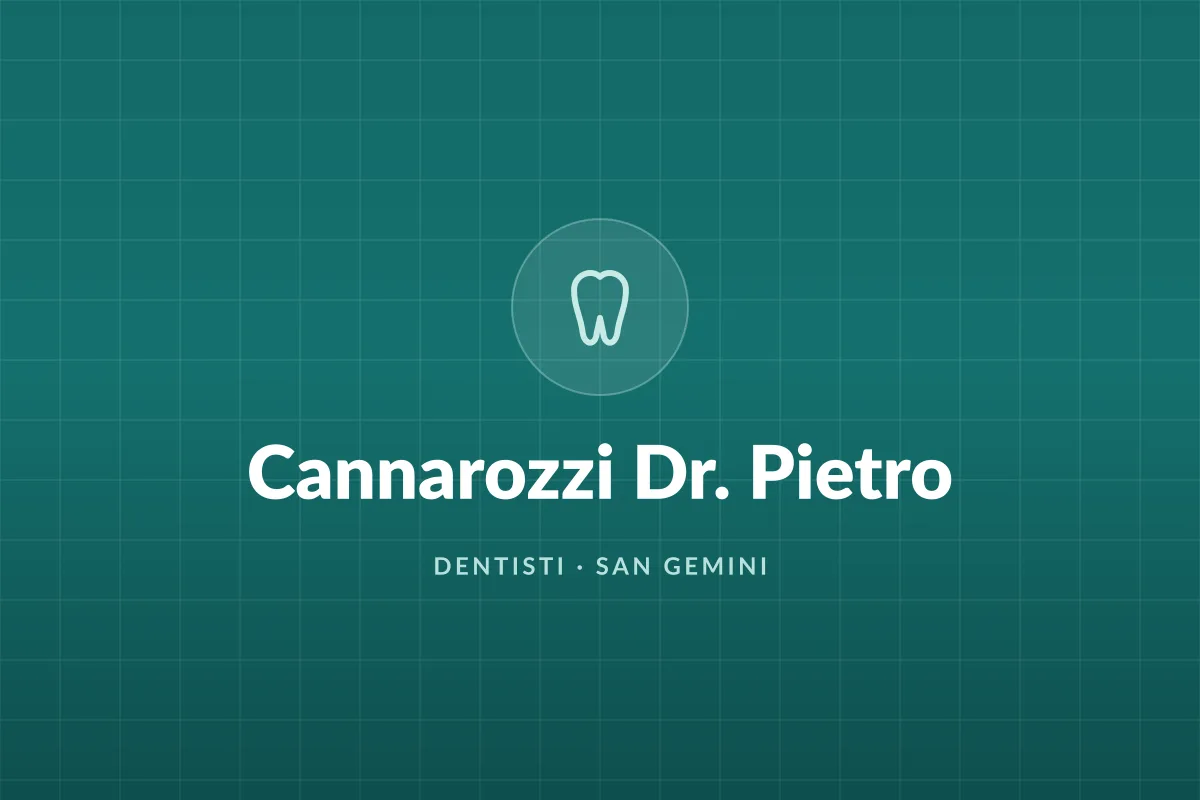 Cannarozzi Dr. Pietro