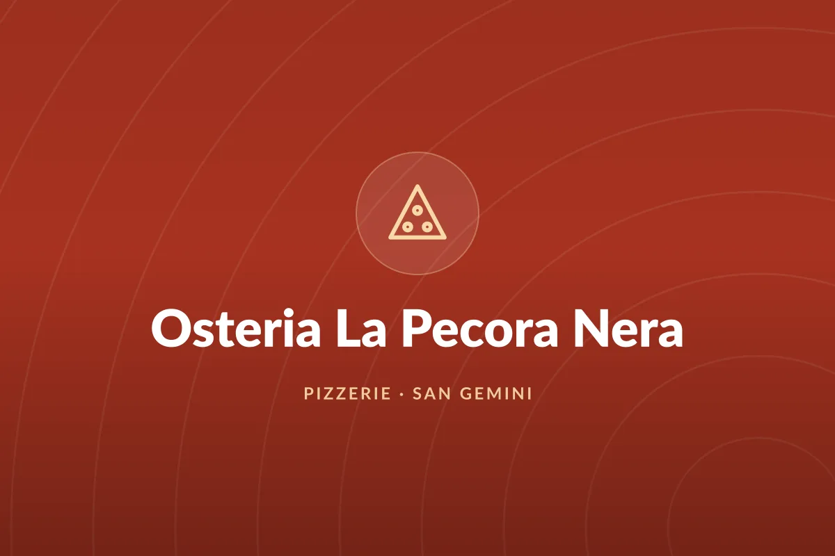 Osteria La Pecora Nera