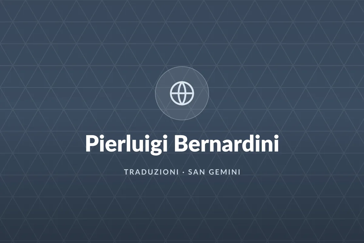 Pierluigi Bernardini