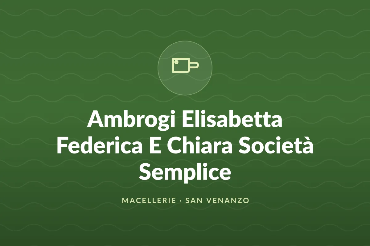 Ambrogi Elisabetta Federica E Chiara Società Semplice