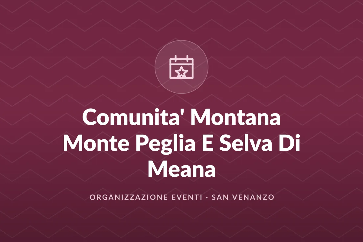 Comunita' Montana Monte Peglia E Selva Di Meana