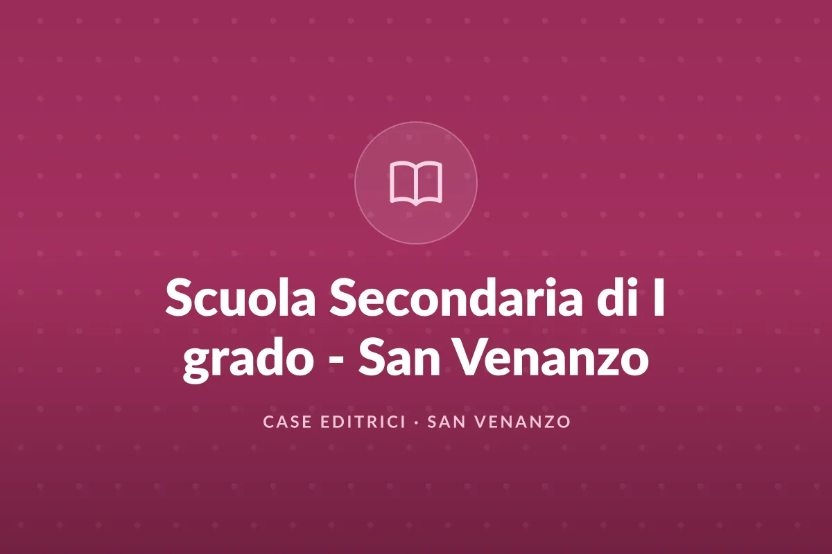Scuola Secondaria di I grado - San Venanzo