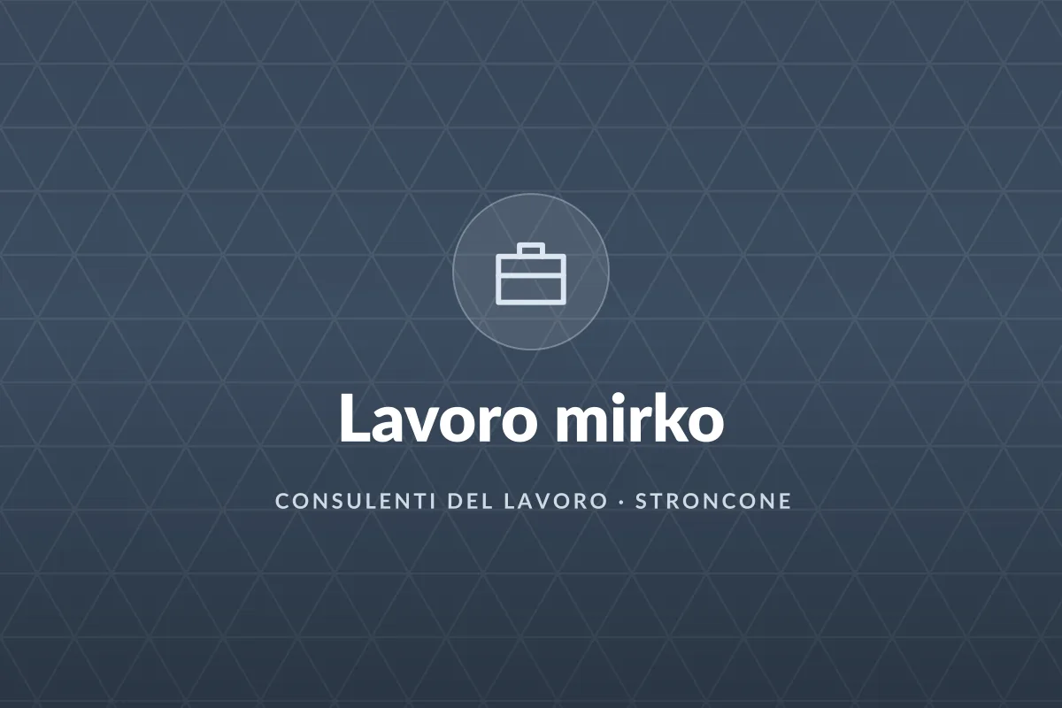 Lavoro mirko