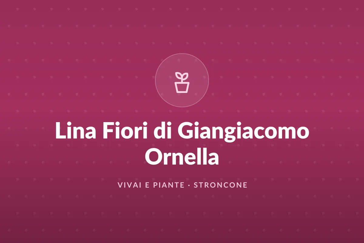 Lina Fiori di Giangiacomo Ornella
