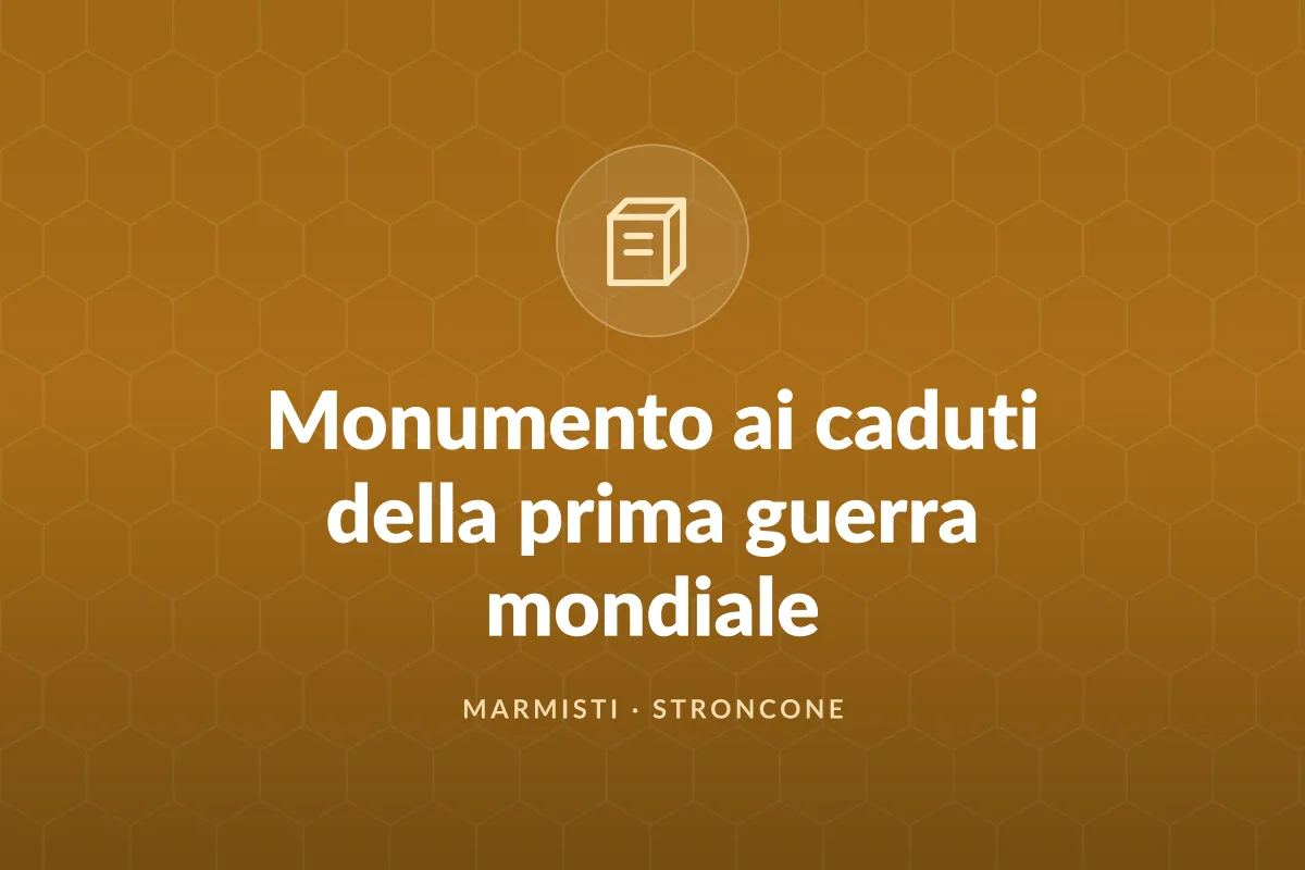 Monumento ai caduti della prima guerra mondiale
