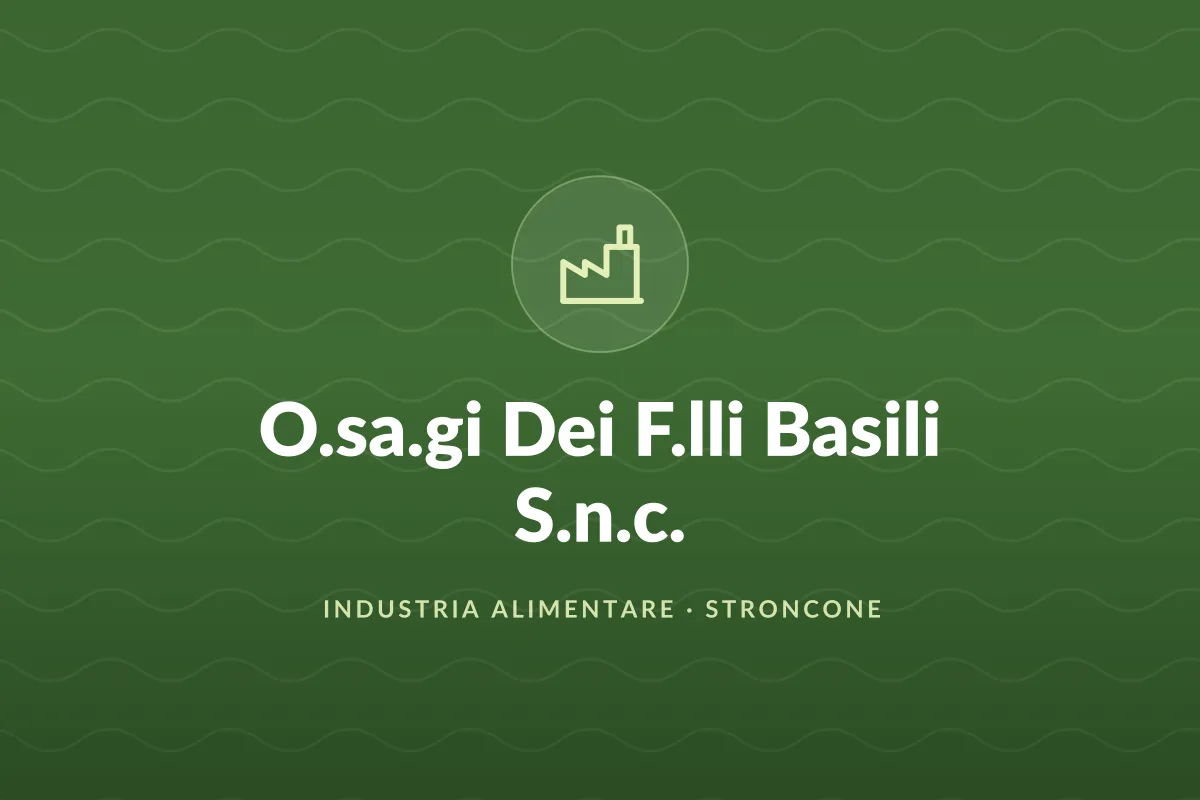 O.sa.gi Dei F.lli Basili S.n.c.